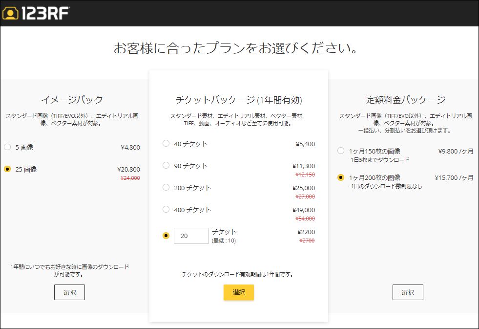 おススメ有料素材サイト「123RF」を利用する経済的な理由